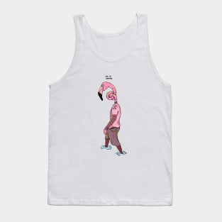 Life is time pass  : flamingo Tank Top